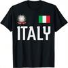 Italien Flagge Italienischer Fußball Fan unisex Wounisex Kinder T-Shirt