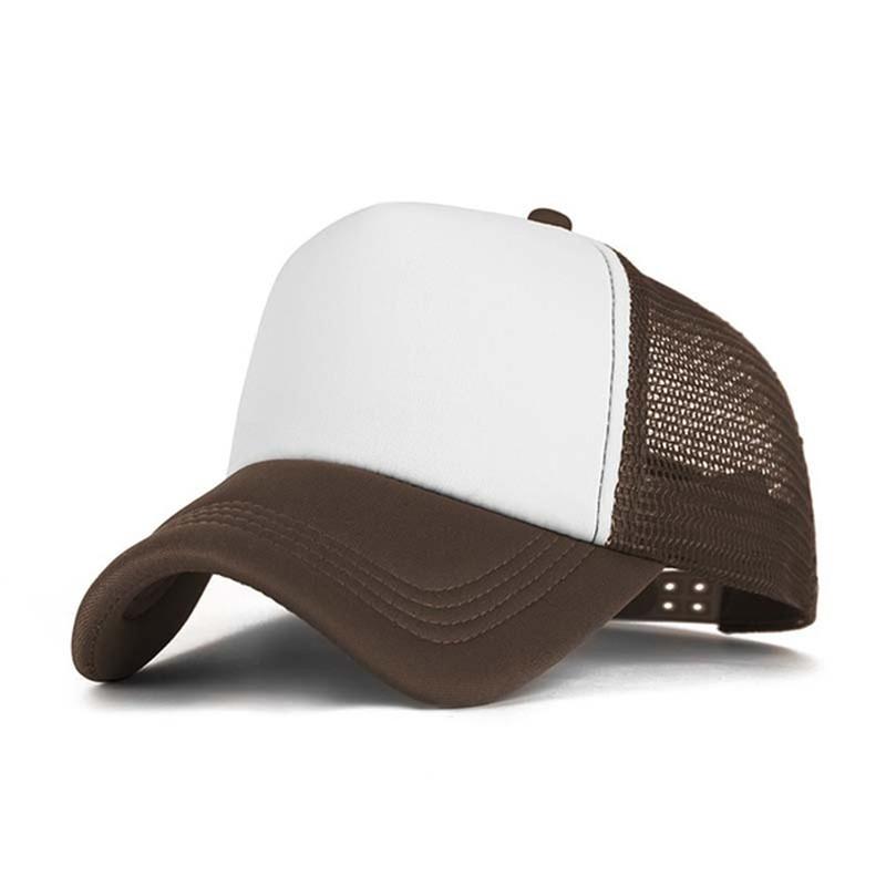 Men's and women's color matching grid baseball caps, European and American simple light board sun hats, neutral wide-brimmed hats.