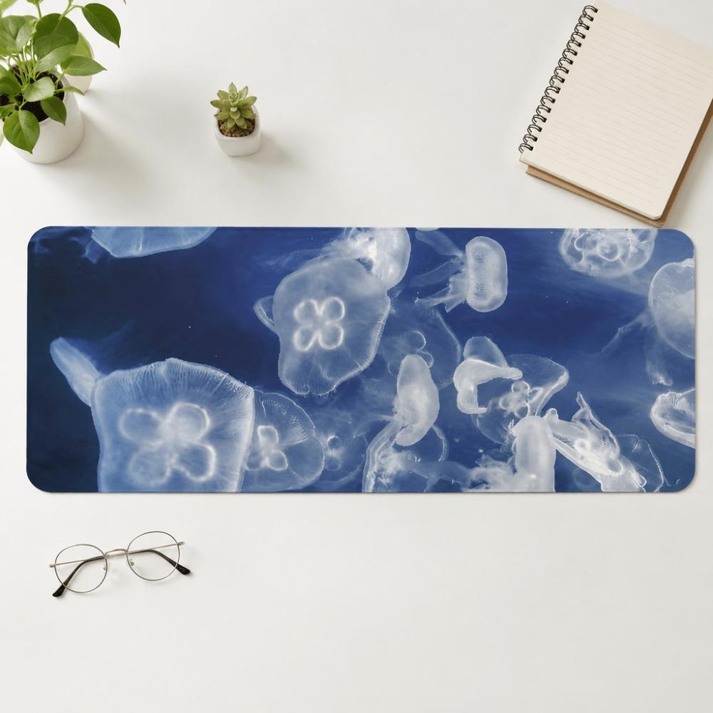 Original Jellyfish Print Simple And Elegant Marine Style Suitable For Office Workers As Well As For Home Office Desk Setups