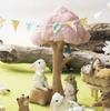 Matsuno Hobby Cute Animal Cherry Tree and H15 x W10 x Interior Decor Figurine, Mascot, Bird, D7.5cm (Gardening & Series) GM-3309