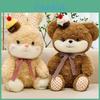 Cute Lolita Rabbit Bear Plush Toy With Fluffy Fabric For Kids Playroom Decor