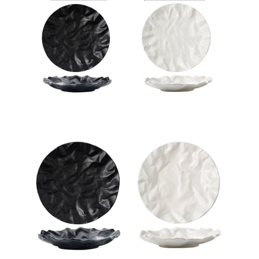 Ceramic Steak Plate Reusable Dessert Tray Tableware Western Cuisine Plate  Dinner