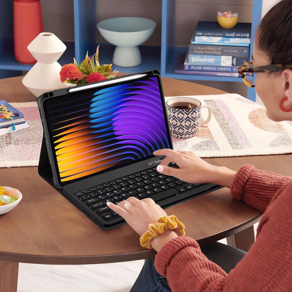 Tech-Protect Sc Pen + Klávesnice Xiaomi Pad 7 / 7 Pro Černá