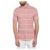 Original Penguin Mens Ikat Regular Short-Sleeved Shirt
