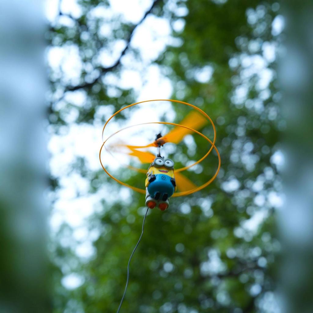 Remote Control Minions Flying Toy for Kids with Smart Sensor and Rocking Control