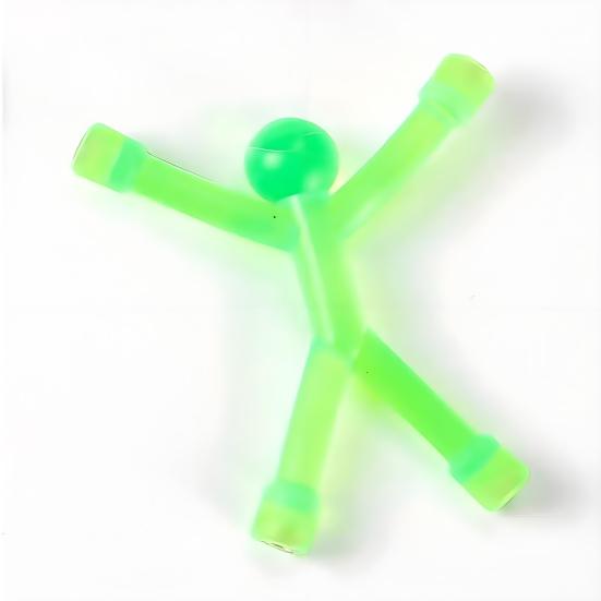 10 Stück Stressabbau Magnet Männer Spielzeug Bunt 3D Männer Kühlschrankmagnet Kinder Erwachsene Tragbares Reise Sinnesspielzeug