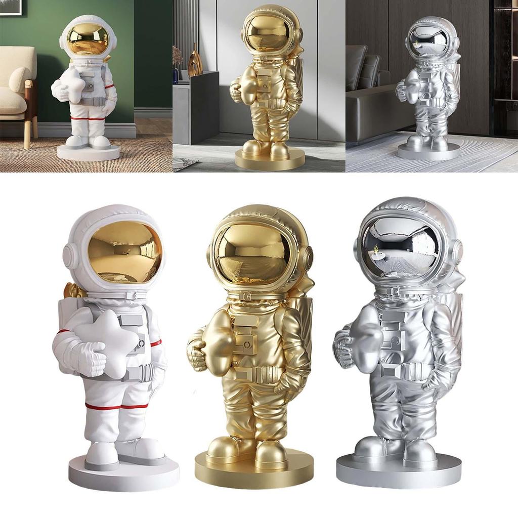 Astronaut Statue Outer Space Art Creative Collectible Crafts Gifts Spaceman