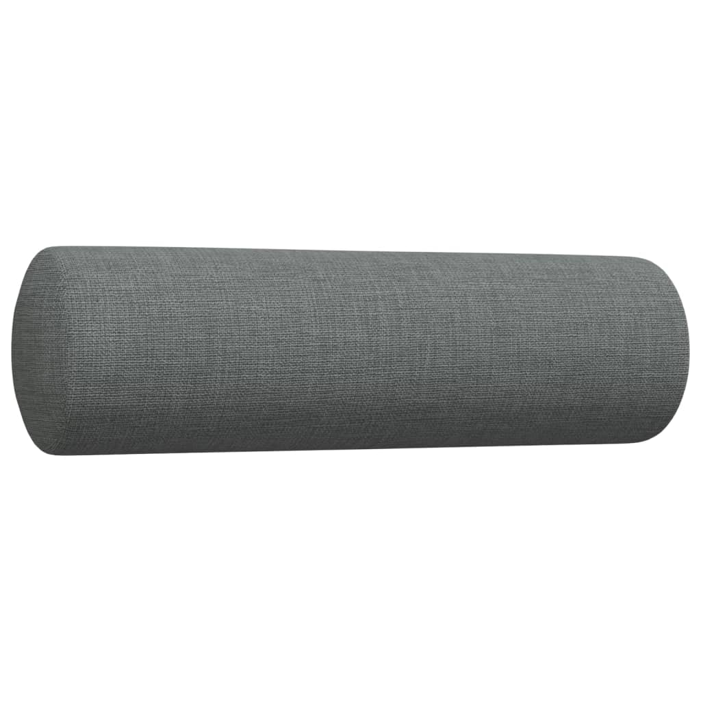 Vidaxl 3-Cz. Relaxation Set With Cushions, Dark Grey, Fabric