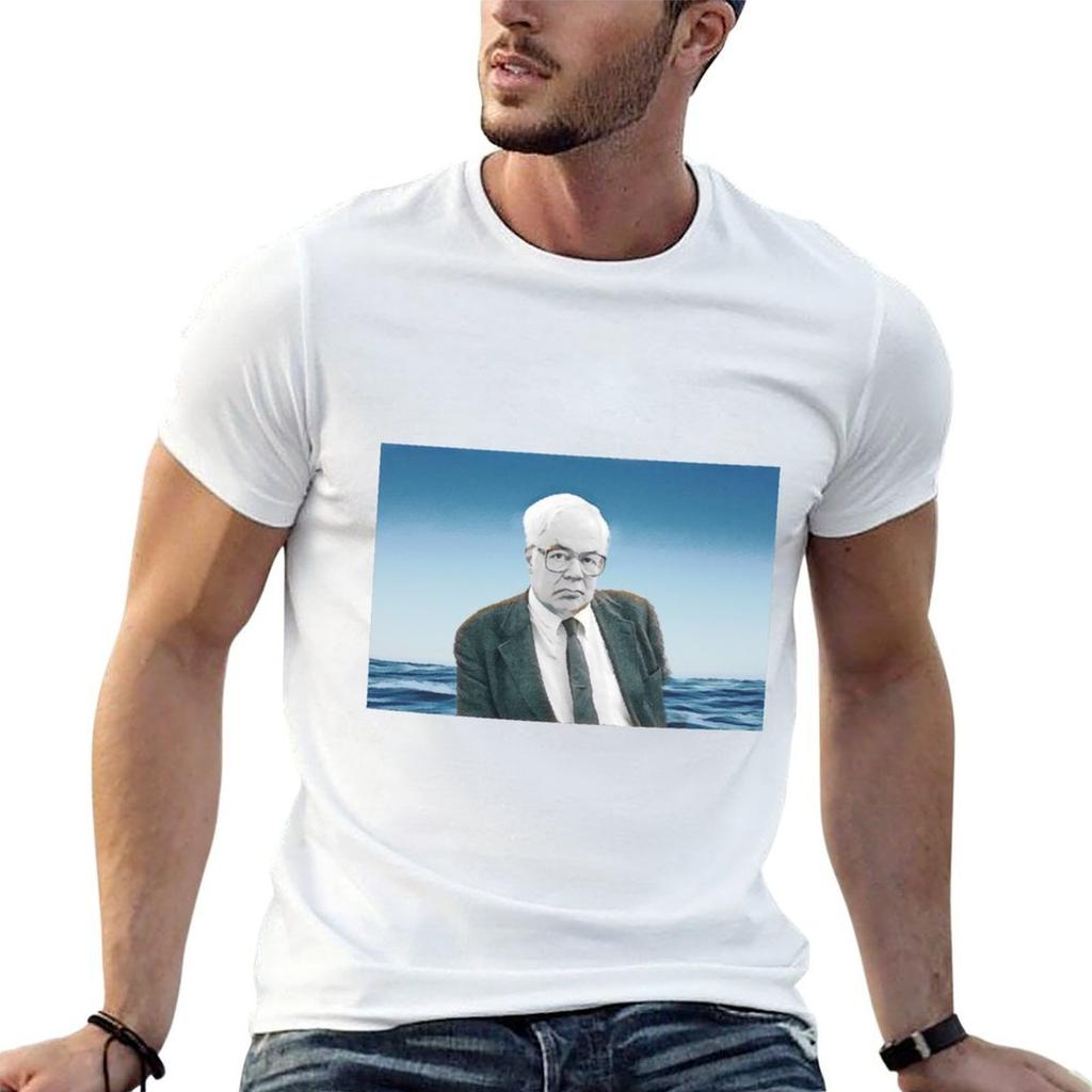 Richard Rorty - stylized T-Shirt Functional Casual Short Sleeve Tee