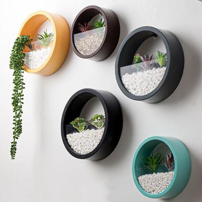 Korb Wanddekoration Wand-Pflanzbehälter Blumentopf Ornamente Hydroponische Vase Blumentopf