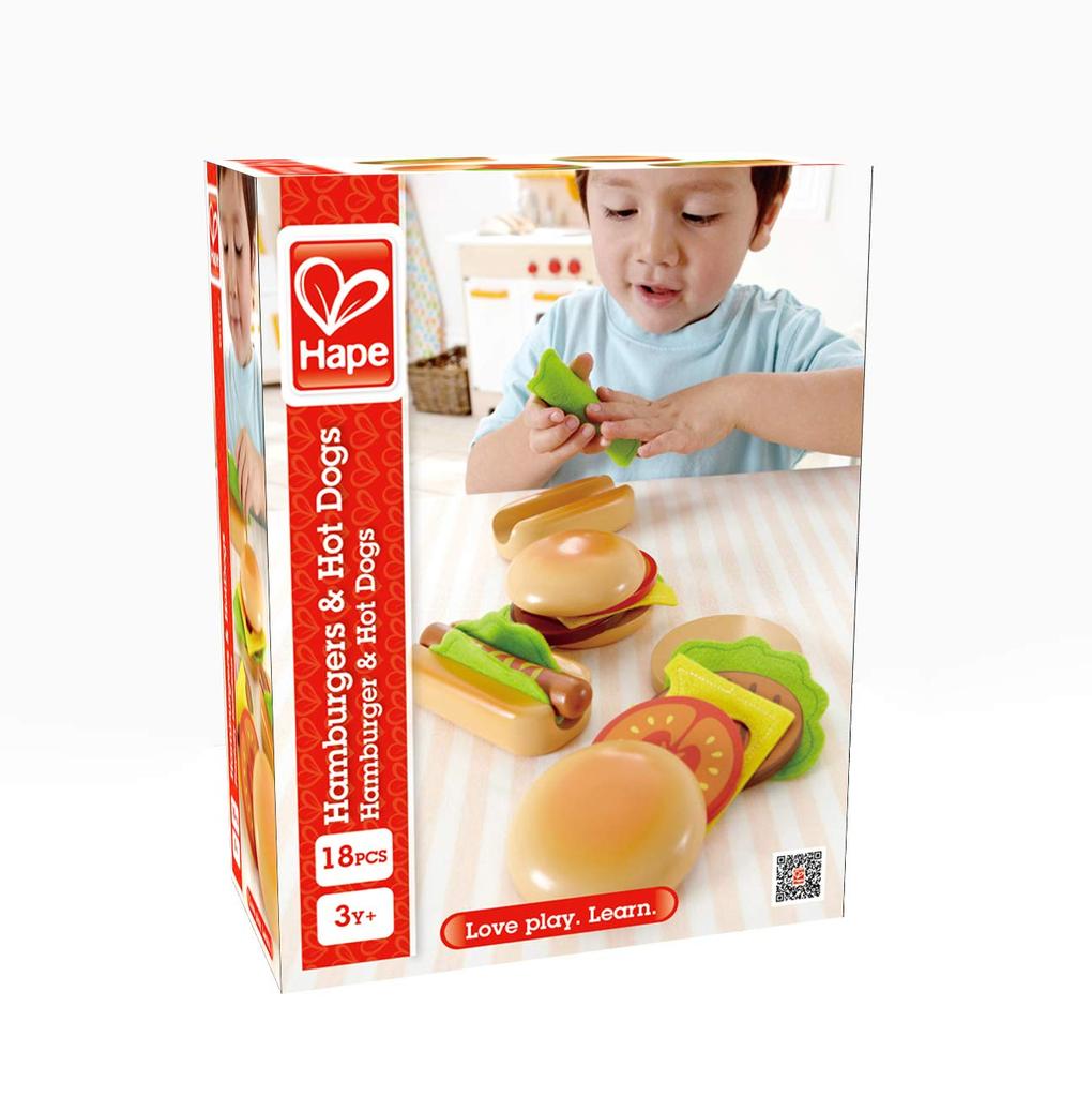 Hape Hamburger Hot Dog E3112 &