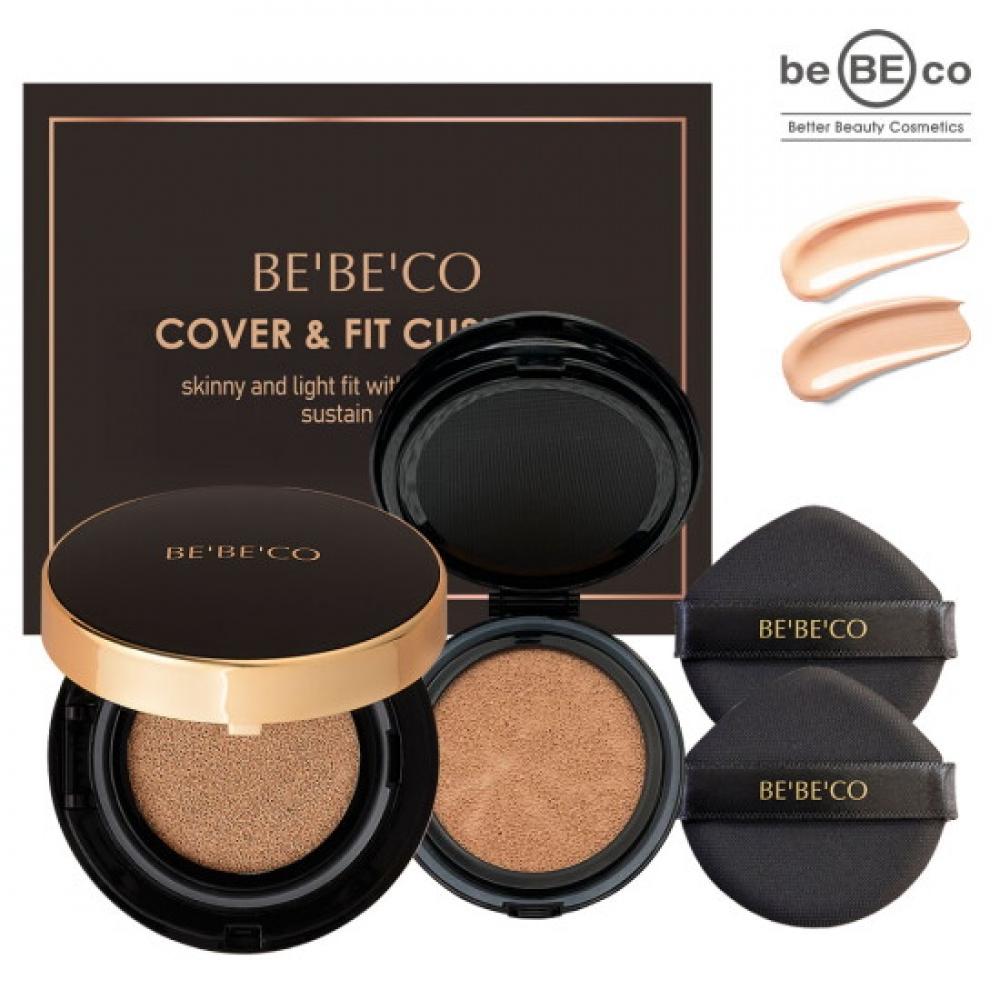 Bebeco Close Fit Cover Essence Cushion Spf50+ Pa+++ 15g + Refill 15g + 2 Puff