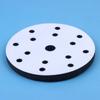 6Inch 15 Holes Pneumatic Dry Grinding Head Sponge Buffer Pad Dry Grinding Machine Soft Pad Self-Adhesive Grinding Machine Tray P