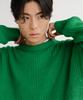 LEMAIN SECOND Oversized Voluminous Washable Crew Neck Hazzi Knit [Green]