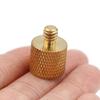 1Pc Tripod Camera Thread Screw Adapter 3/8 To 1/4 Female Male Converter Brass