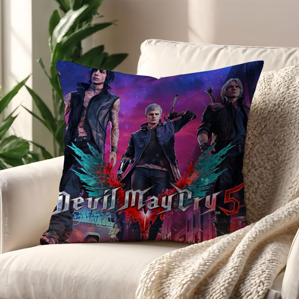 Devil May Cry cushion cover For Pillow Printing Sofa Decoration Home Car Room Coffee Shop Office Nordic Simplicity
