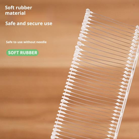 1 zestaw Stitchy Quick Clothing Fixer z 20 broszkami i 100 klamrami w kształcie niedźwiedzia Cienka igła do szycia bezszwowego Kołdra Kołdra Kołdra Mocowanie zapięcia