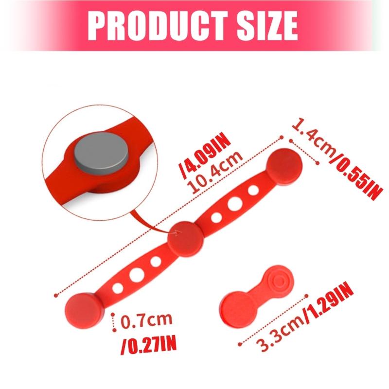Heatproof Silicone Magnetic Clips For Air Fryers Basket Stabilizers Accessories Heat Resistant Fasteners