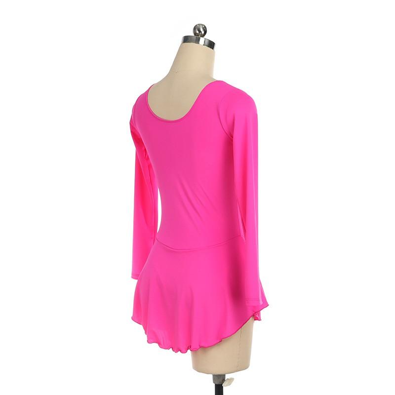 Girls Women Figure Skating Performance Dress Competition Costume Nylon Spandex Skirt Stage Outfit