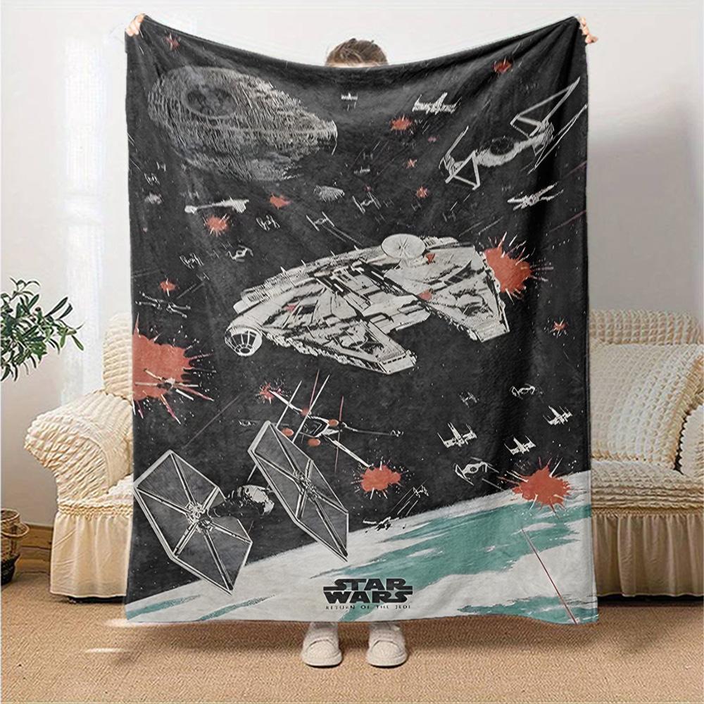 Star Wars Blanket Warmthful Decor Suitable for Office Couch Livingroom for All Occasions Modern Style Unique Gift for Family and Friends Camping