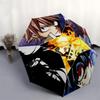 1pc Naruto, Dragon Ball Z, Fairy Tail, One Piece Outdoor Umbrella - Automatic Opening/Closing, Portable 3-Fold Design with 8-Bone Iron Frame - Perfect