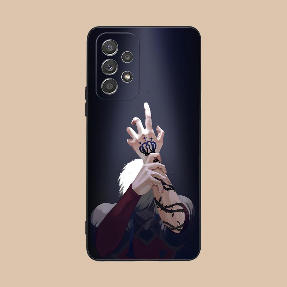 Blue Lock Michael Kaiser Phone Case for Samsung Galaxy A73 72 71 70 56 55 54 53 52 36 35 34 23 16 15 5G Colour Printing Cover