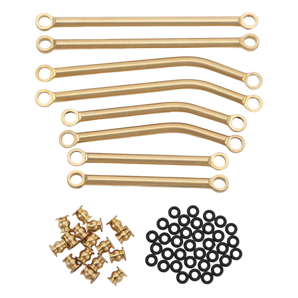 High Clearance Link Set Copper Wear Resistant Rc Car Tie Rod Set Upgrade Parts for Rc Crawler