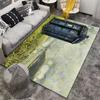 TARDIS Van Gogh Style Carpet Suitable As a Non-slip Mat for the Living Room or Bedroom Sofa