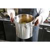 EBM 18-8 Kitchen Pot/Stock Pot, 20cm, with Handle, Silver