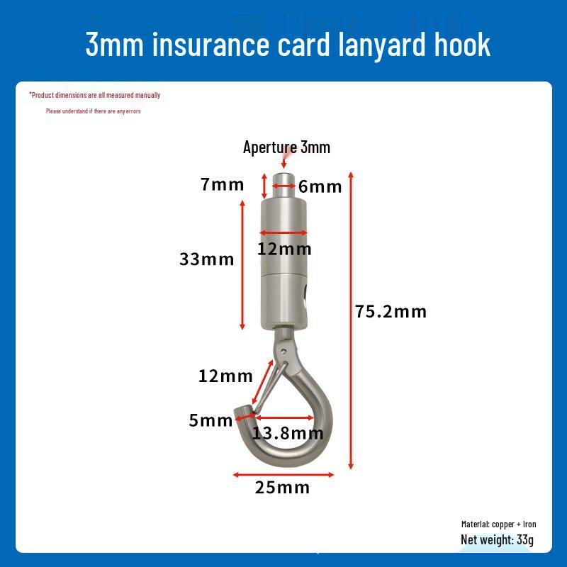 Steel Wire Rope Lock Feeder Safety Hook with Buckle for Picture Hanging