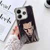 Bleach Zaraki Kenpachi Plating Phone Case For Xiaomi Redmi Note 14 15 Pro Plus 13 12 11 11S 11T 10 9S 9 5G Anti-Fall Airabag Cov