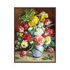 KyeeaDIY Diamond Art Flower 30x40cm Diamond Painting Mosaic Art Sunflower Daisy Flower Arrangement Calla Lily Full Paste Type Bead Art Bead Painting