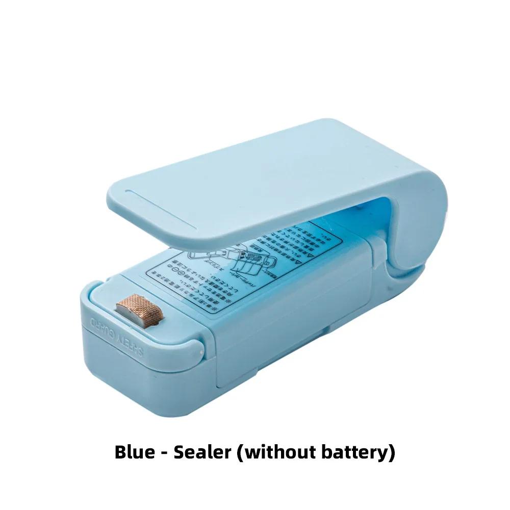2/1 Stück Mini-Heißsiegelgerät für Beutel, Verpackungsversiegler, Thermoplastische Lebensmittelbeutel-Verschluss, Tragbarer Versiegler, Verpackungszubehör