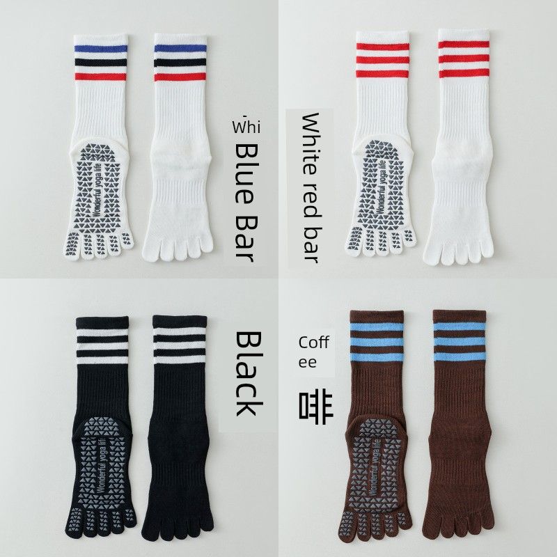 

Носки для йоги Xige Нескользящие Профессиональные Женские Носки с пальцами Носки для помещения Носки для йоги с компрессией для формирования ног Носки для пилатеса Random Color Big Sale Special Non-Selectable Color