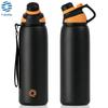 Fjbottle Thermos Cup Stainless Steel Double Wall Vacuum Flasks Magnetic Lid Leak Proof 1000ML Outdoor Sports Water Bottle