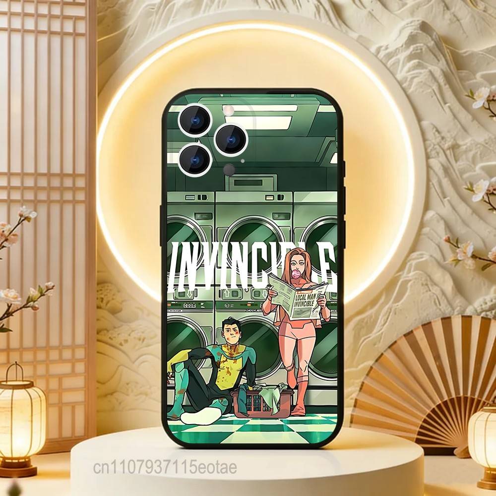 Adult animation l-Invincible  For iPhone 12,16,13,14,15,17,11,Pro,Max,Plus,E,Air,Mini TPU Soft to Skin-friendly phone case