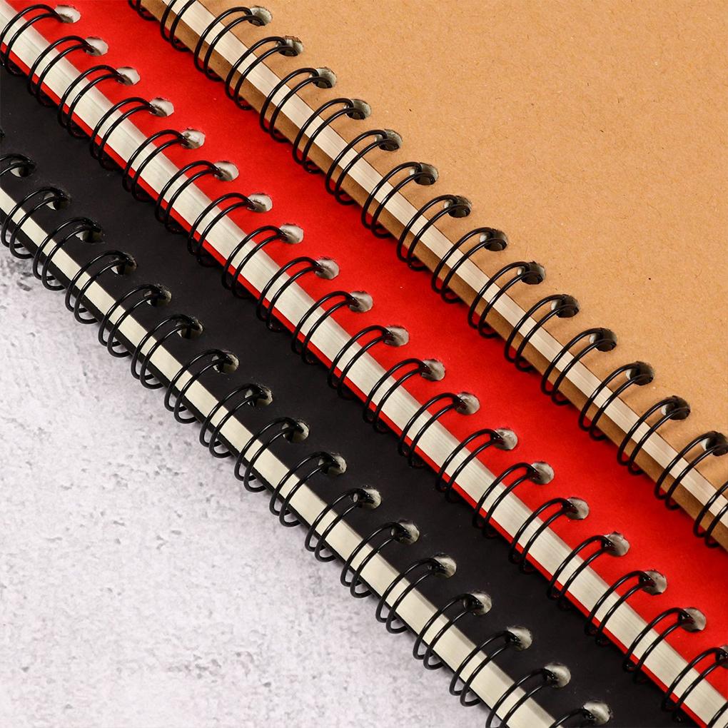 Spiral Notebook Portable Office School Business Journal Writing Practice Homework Teacher Students Prize Stationery