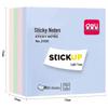 Deli 4-Color Pastel Sticky Notes, 76x76mm, 400 Sheets