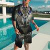 Sady pánských triček Animal Tiger 3D tisk Zvířecí tepláky Trička Šortky 2 kusy Streetwear Oversized pánské obleky Sportovní oblečení