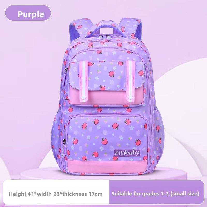 

Sesame Baby Kids School Backpack Girls Lightweight Childrens School Bag With Night Safety Reflective For Elementary School Purple Small