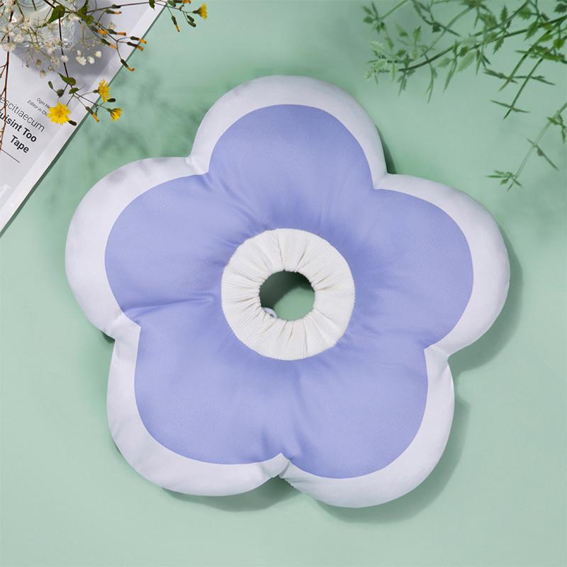 

Ошейник для восстановления кошек и собак, милый цветочный конус, елизаветинский ошейник для маленьких и средних собак, кошек, противоукусный, регулируемый электронный ошейник для домашних животных XS (Neck 10-18cm) фиолетовый