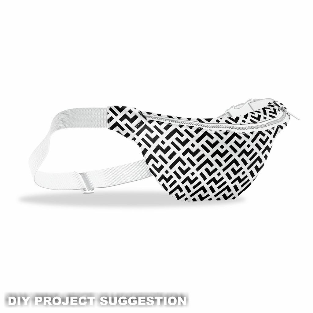 Outdoor Dekostoffe Oxford - Motiv Geometrische Quadrate
