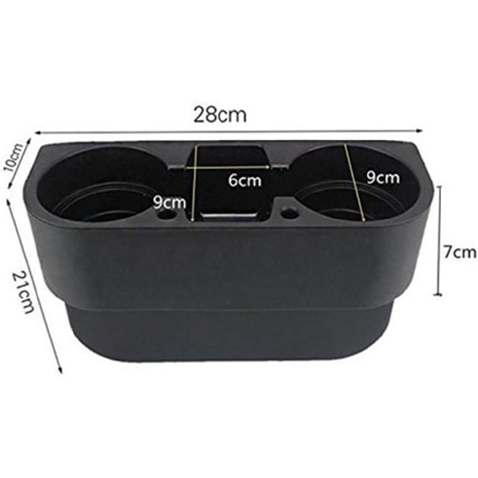 1Pcs Side Pocket Plastic Seat Pocket Storage Box Seat Cup Holder for Cars,Car Seat Cup Holders Organizer Storage Box
