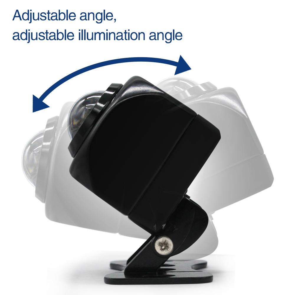 1x Car External LED Reversing Lamp 6500K Mini Auxiliary Reverse Light High Power Backup Camera Illumination System Accessories