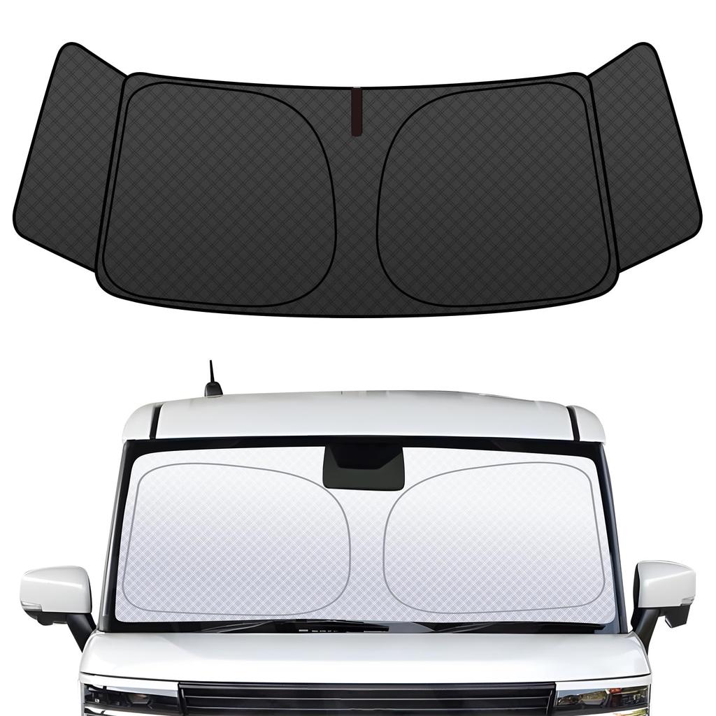 exclusively for the BLUESEATEC Windshield Sunshade for Suzuki Spacia MK53S MK54S Gear 2017 Car Sunshade with UV Light Heat Perfect for UV No Light