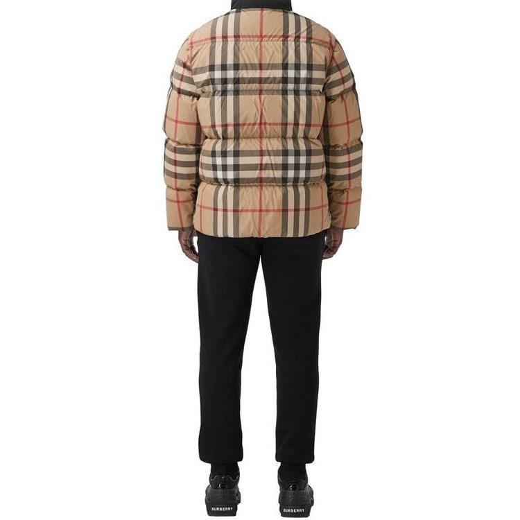 Burberry Down Jackets Men's Archive Beige Stand Collar Moderate Other 80439211