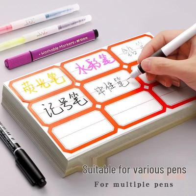 Children's Large Self-Adhesive Price and Classification Stickers for Kindergartens