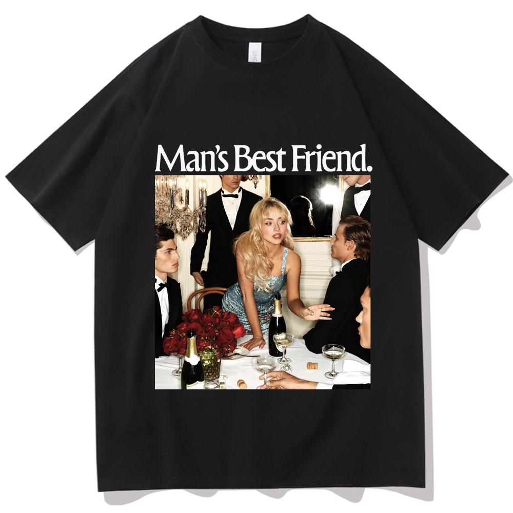

Sabrina Carpenter Unisexs Best Friend album unisex cotton shirt Y2k summer ONeck Short Sleeve Grammy music Unisexs Tshirt fan gifts S