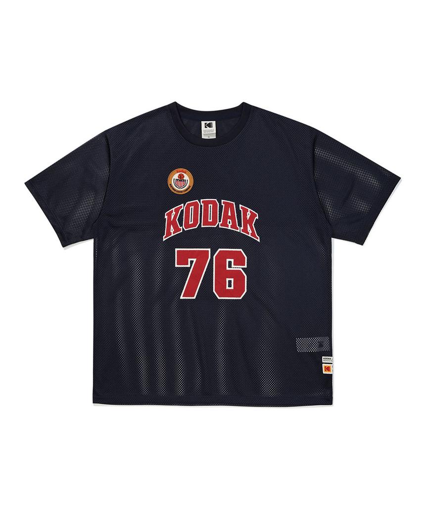 KODAK Basketball Mesh Short Sleeve T-Shirt Navy