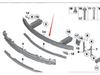 51647333134: Aluminum Alloy Front Bumper Skeleton for BMW 7 Series F01/F02